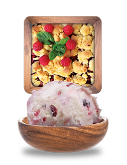 Glace Crumble Fruits rouges
